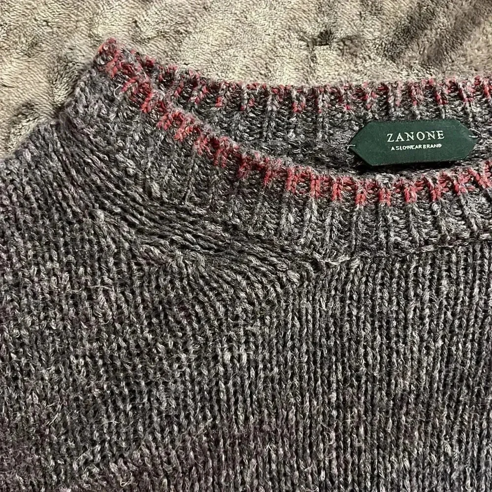 Zanone Sweater Mens Long Sleeves Sz 48